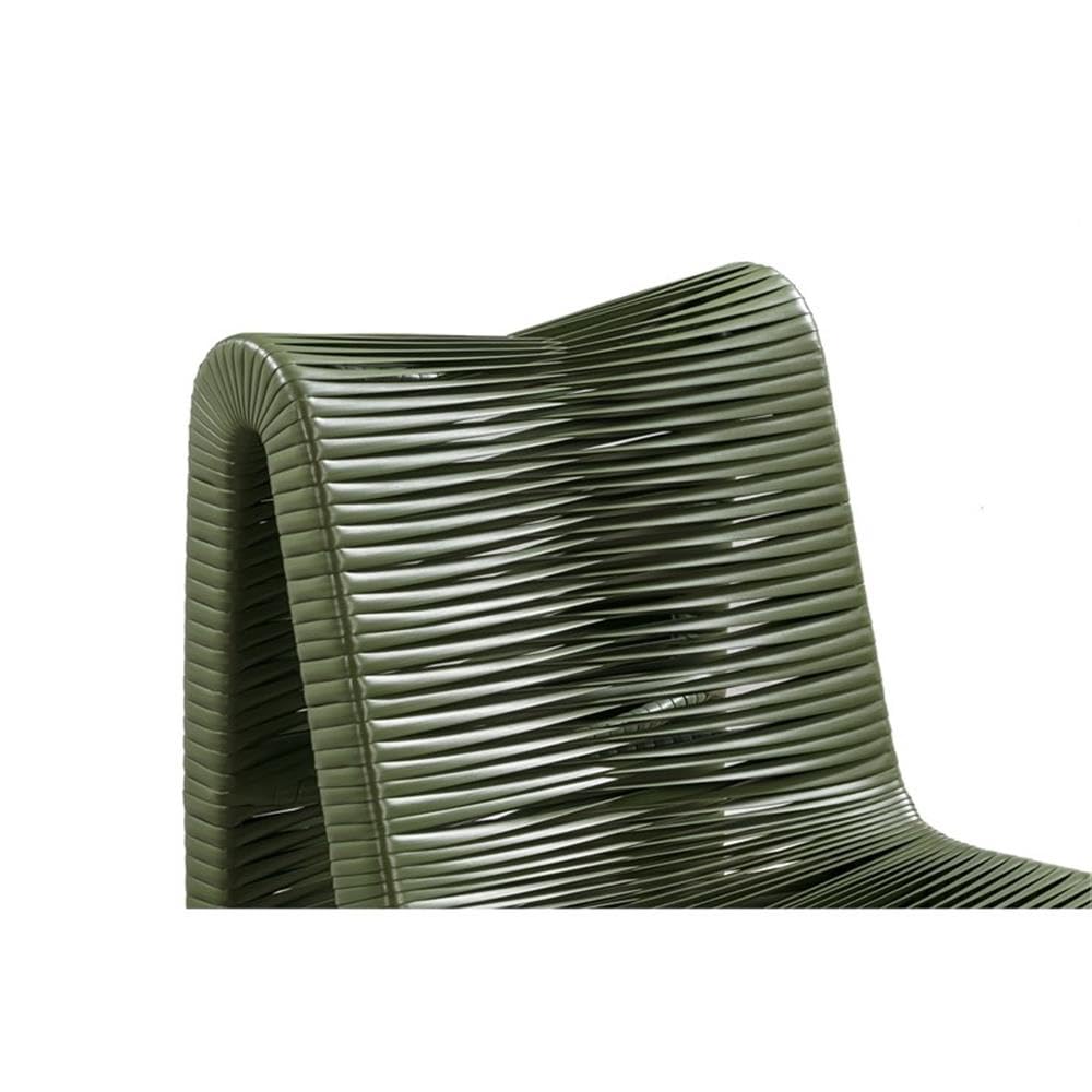 Outdoor Patio Dining Chairs Set of 2 - Olive Green