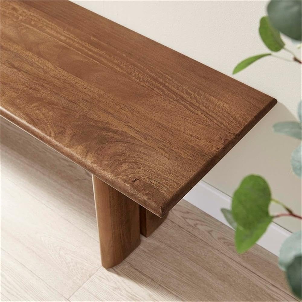 Amistad 58" Wood Bench Walnut