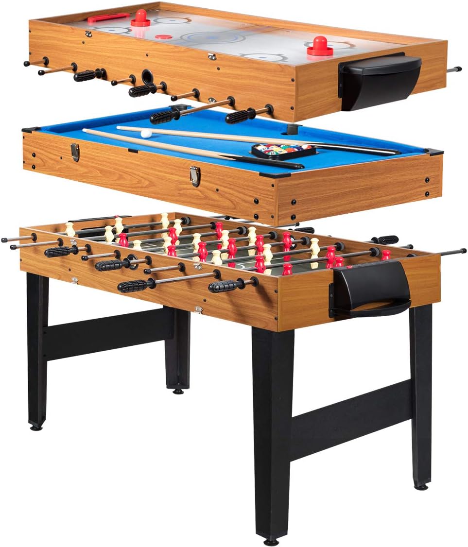 48" 3-in-1 Multi Game Table
