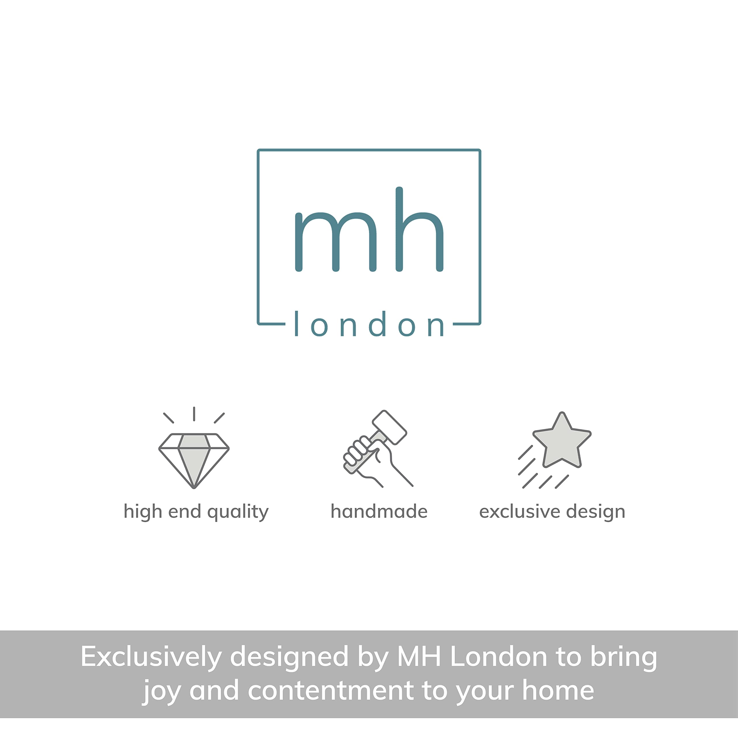 Round Side Table - Walnut Mango Wood with Metal Legs