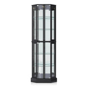 Corner Curio Cabinet with Glass Doors