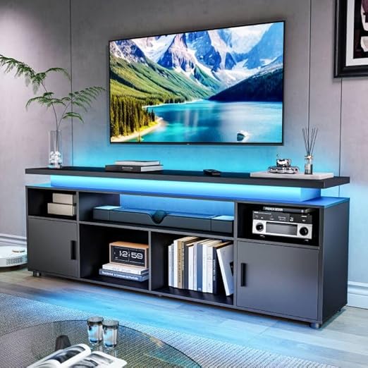 70" LED TV Stand with Storage