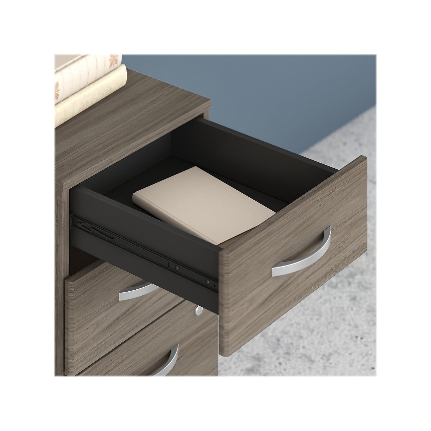 3 Drawer Mobile File Cabinet with Lock