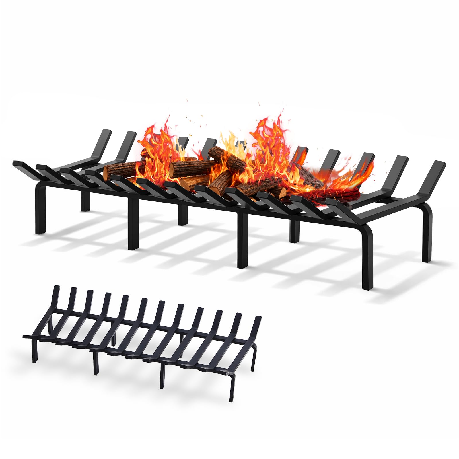 36 Inch Heavy Duty Fireplace Grate