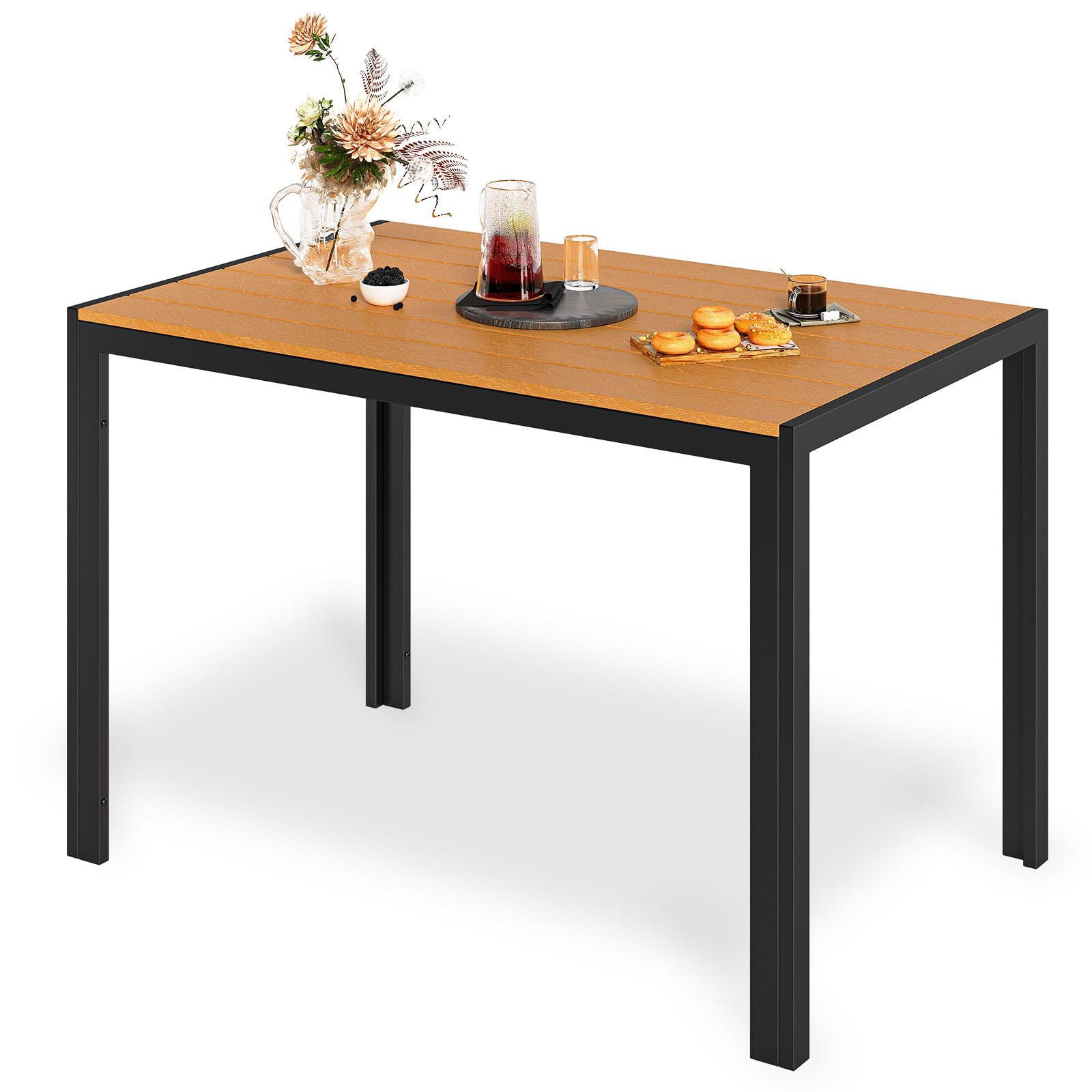 Outdoor Patio Dining Table Rectangle 43×28 Inch