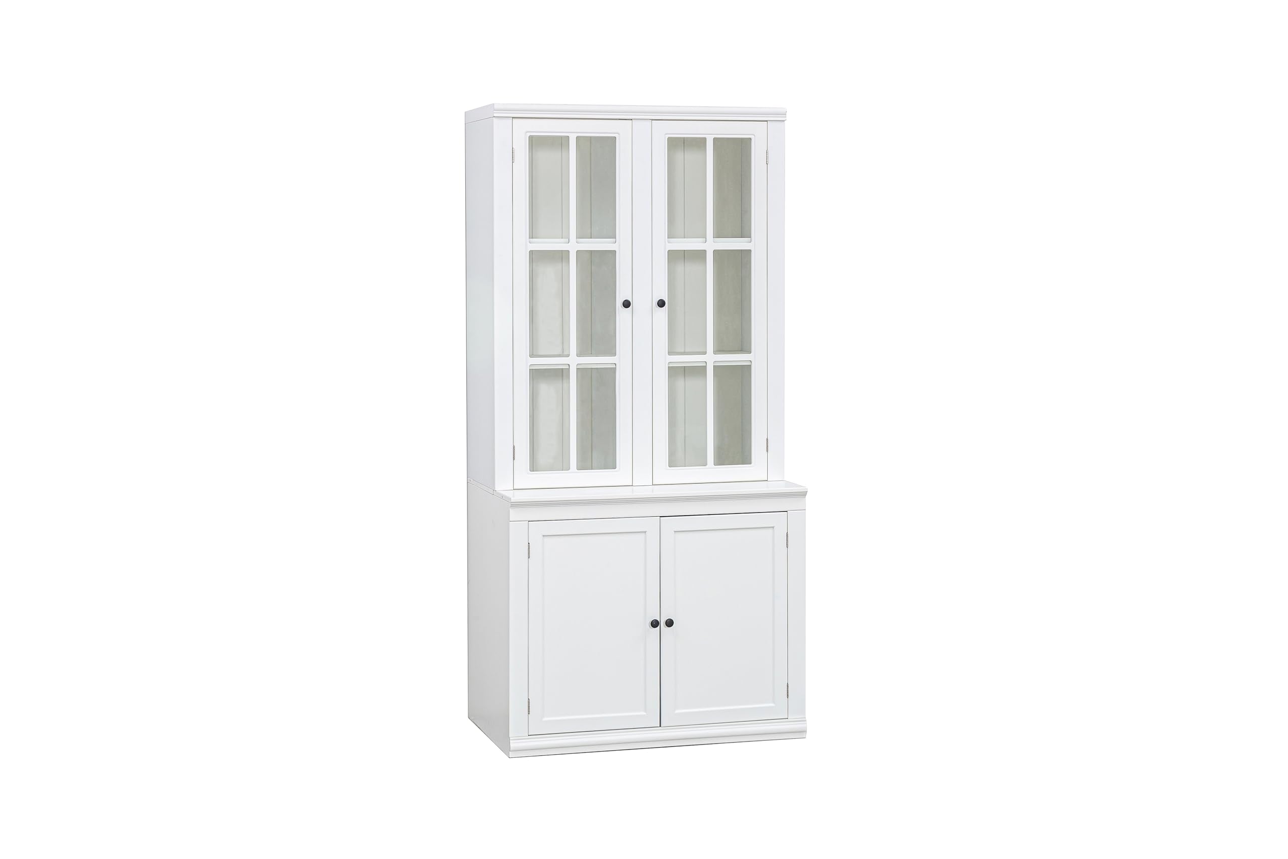 75.25 Inches Tall Display Cabinet with Tempered Glass Door