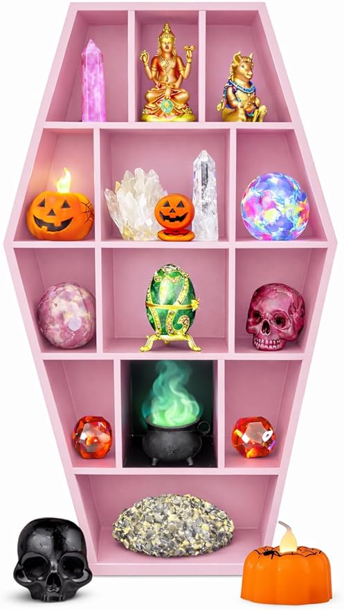 Coffin Shelf Gothic Decor