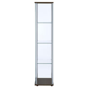 Bellatrix 4-Shelf Glass Curio Display Cabinet