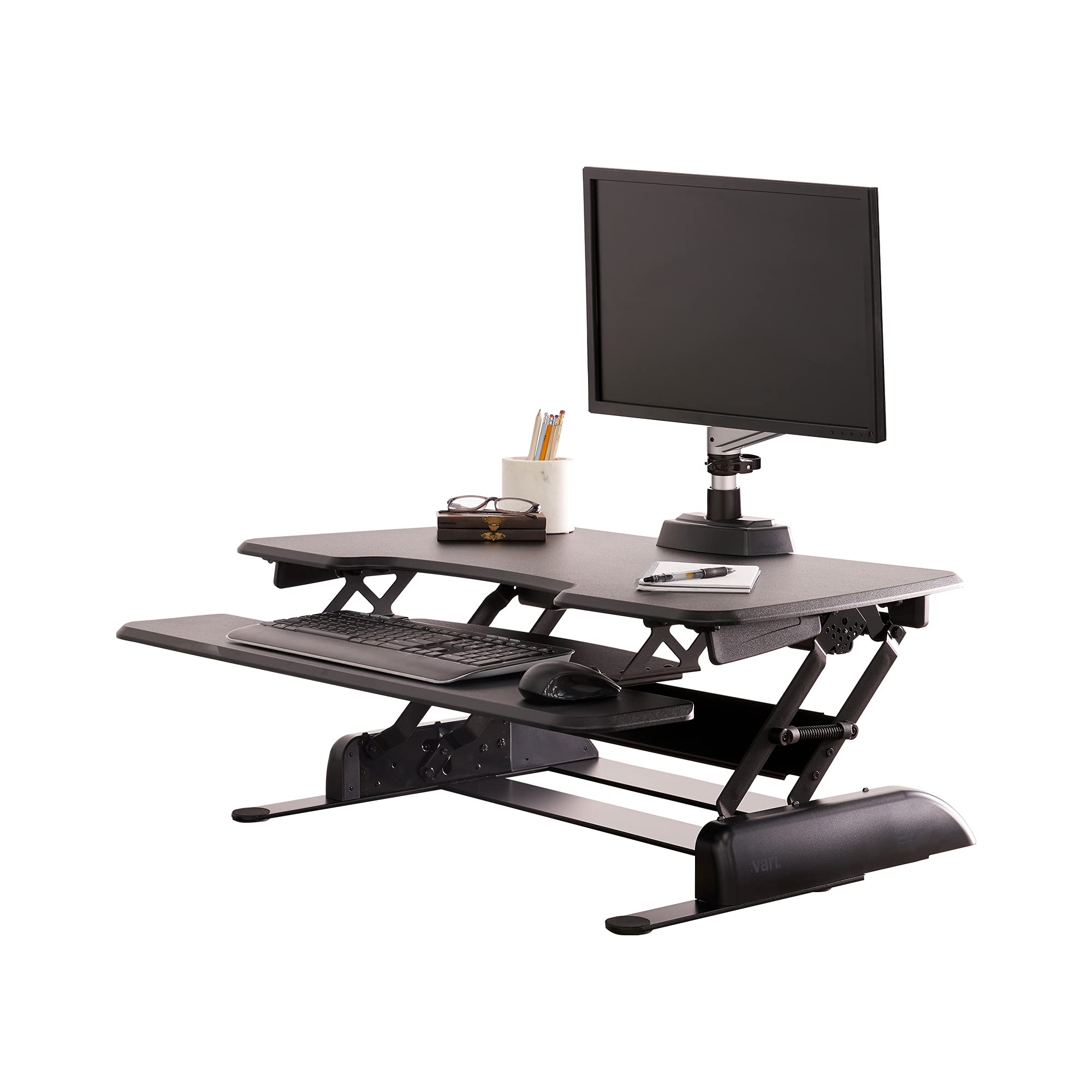Two-Tier Standing Desk Converter 36" Wide