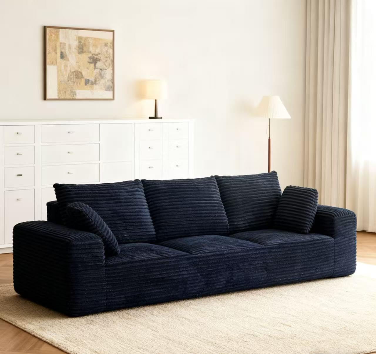 104.3" Modular Sectional Cloud Couch