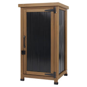 Waterproof Outdoor Storage Cabinet with Metal Top
