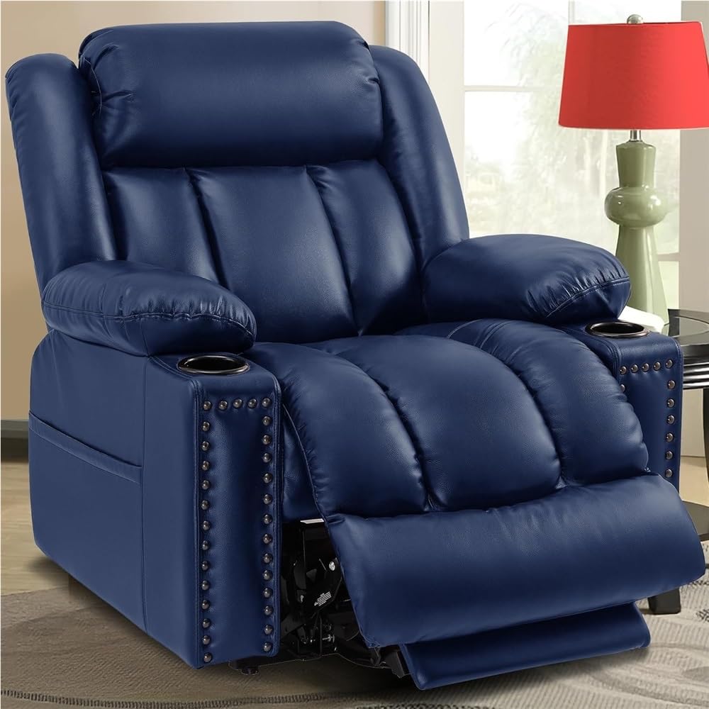 Triple Motor Power Lift Recliner with Heat and Massage