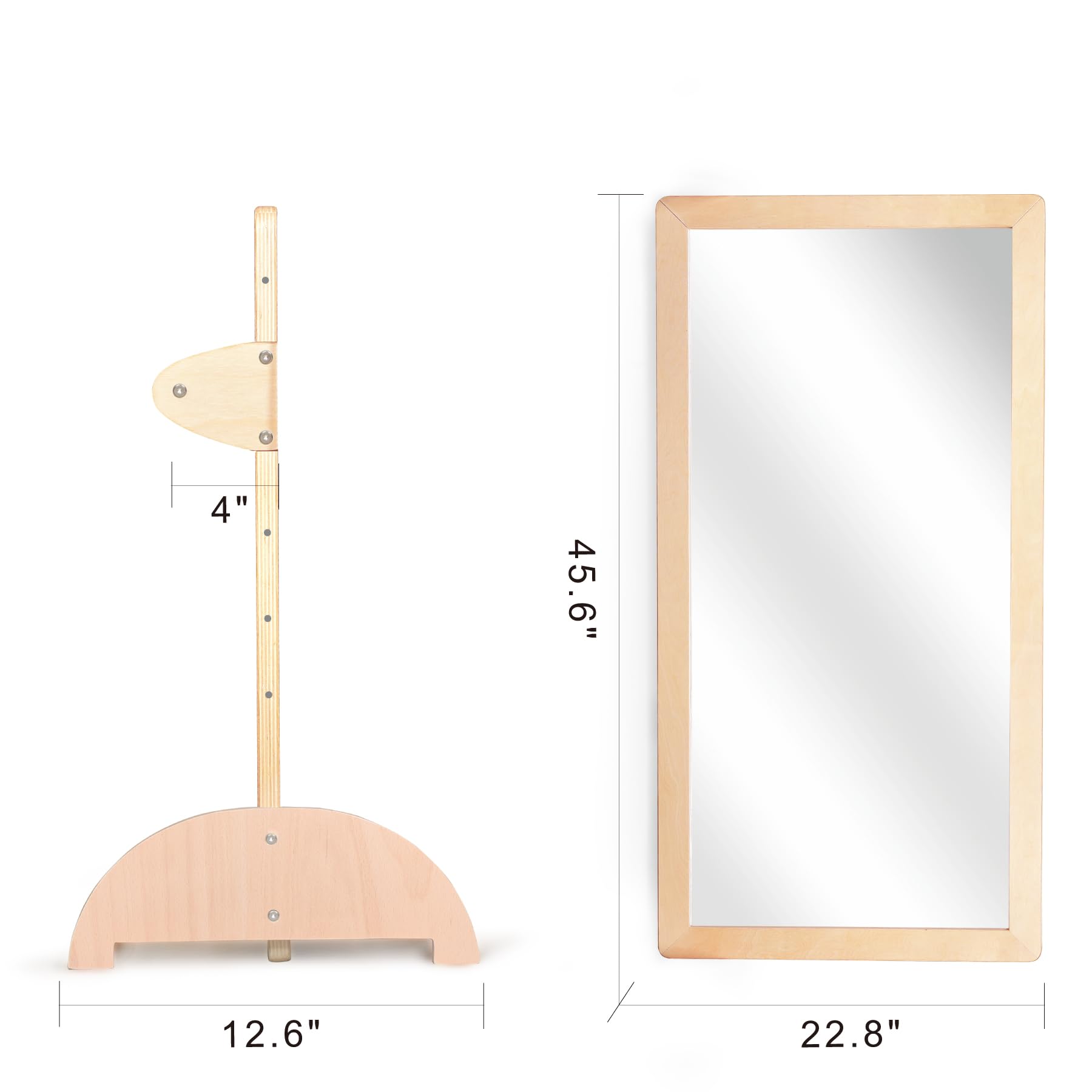 Montessori Mirror with Pull-Up Bar
