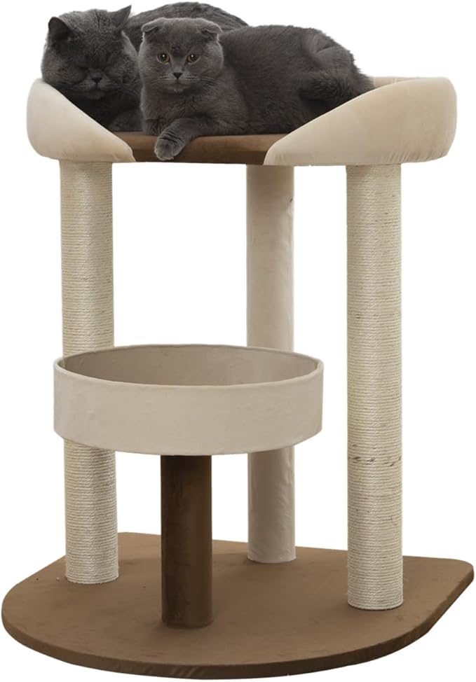 Cat Tree Tower with Extra Large Platform Perch