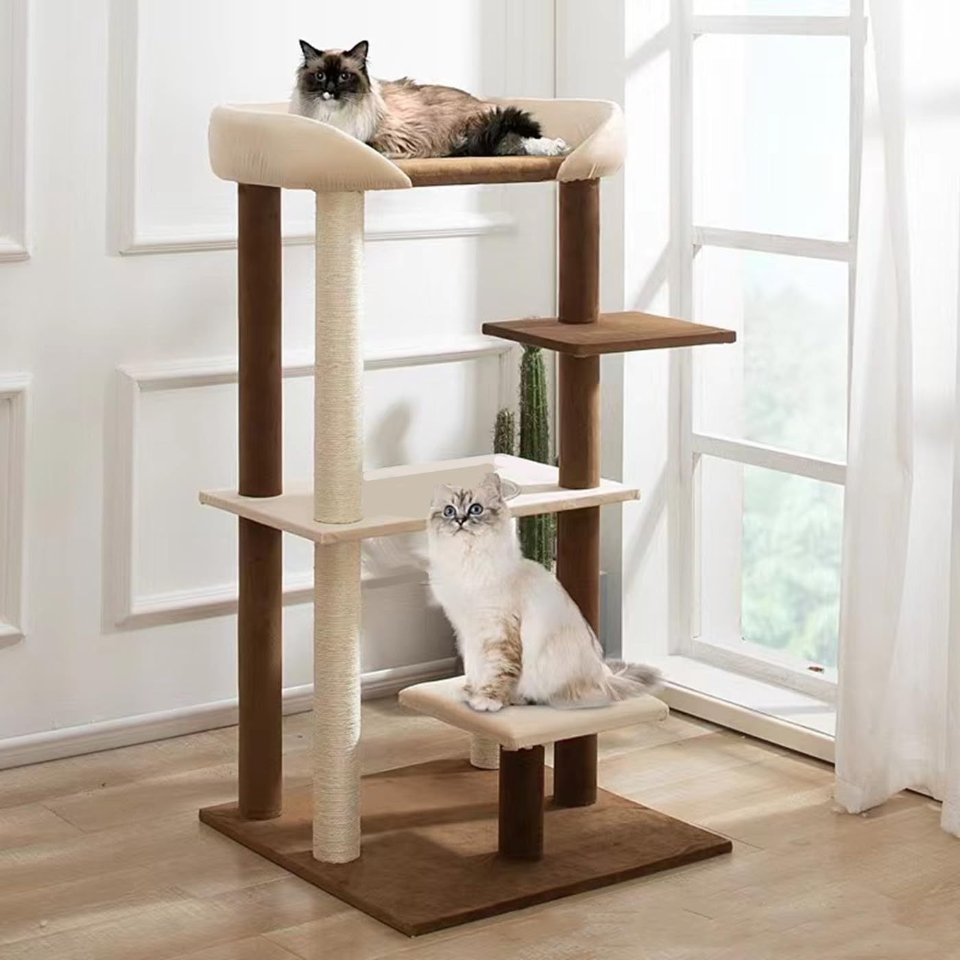Cat Tree Tower with Extra Large Platform Perch