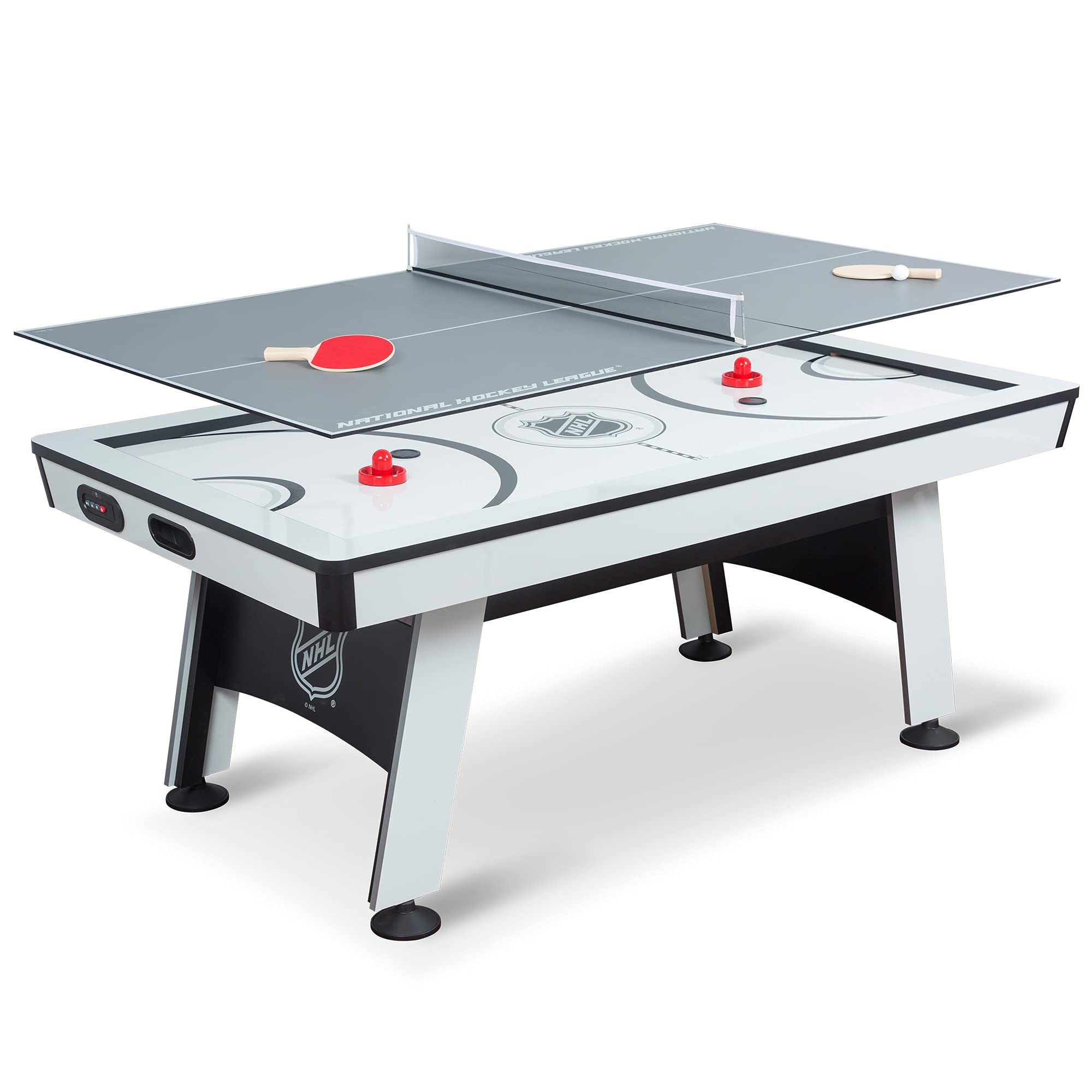 80-Inch Air Hockey Table with Table Tennis Conversion