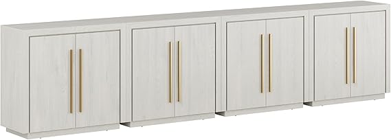 68 Inch TV Stand with Storage and Adjustable Shelves