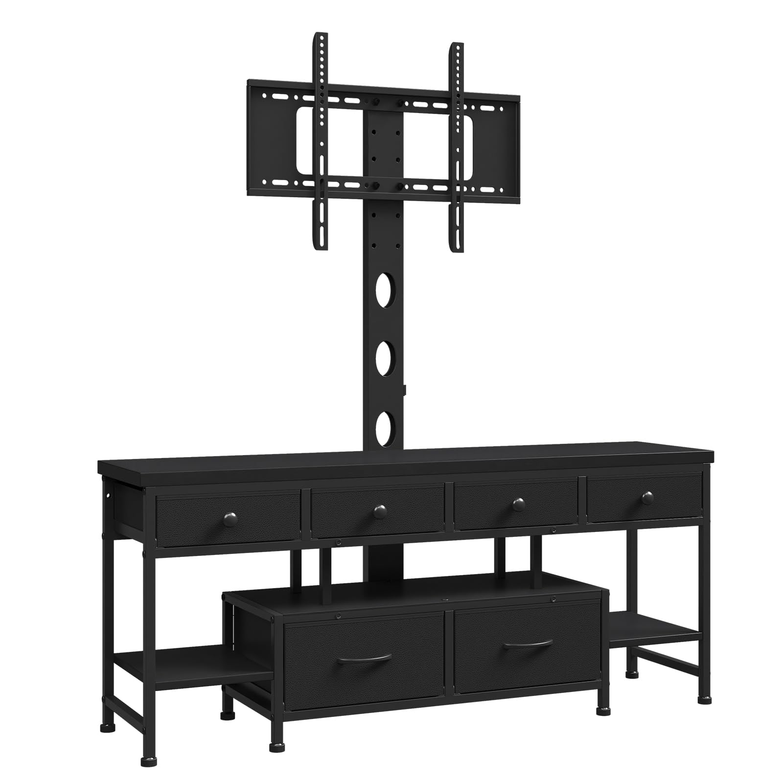 TV Stand with Mount & 6 Drawers for 32-75 Inch TVs