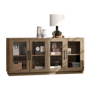 63" Buffet Cabinet with Glass Doors
