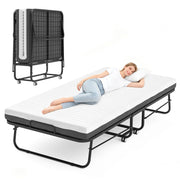 Folding Bed with Memory Foam Mattress