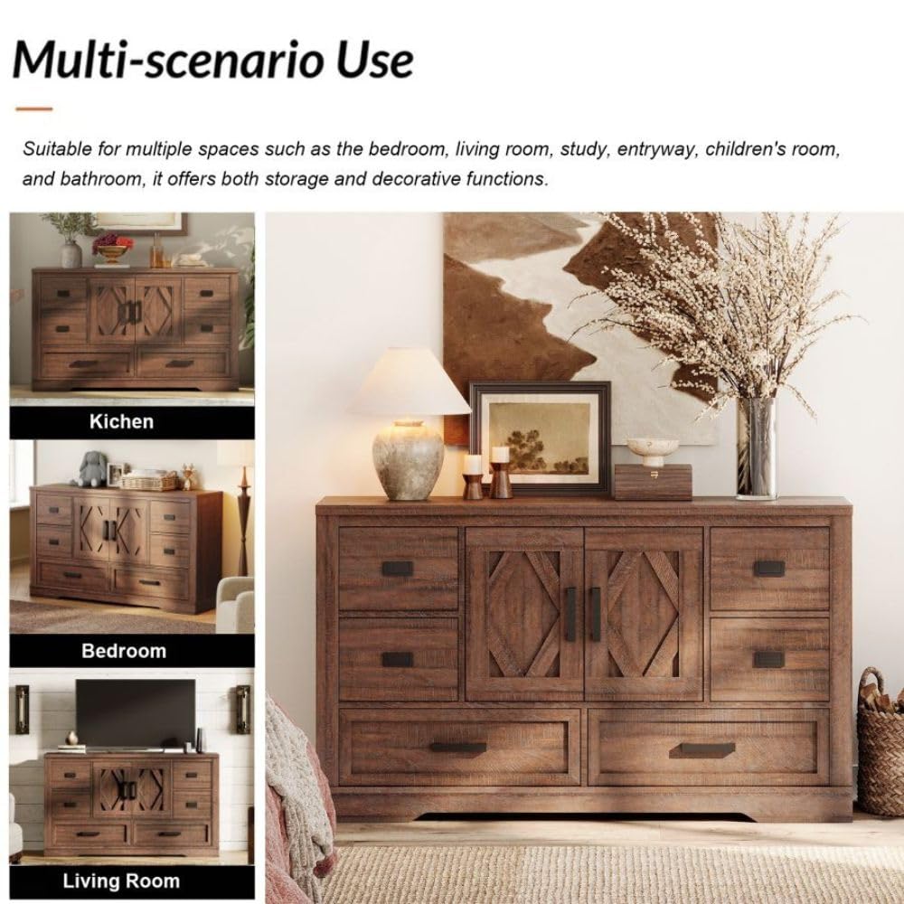 Modern Farmhouse TV Stand for TVs up to 100 Inches