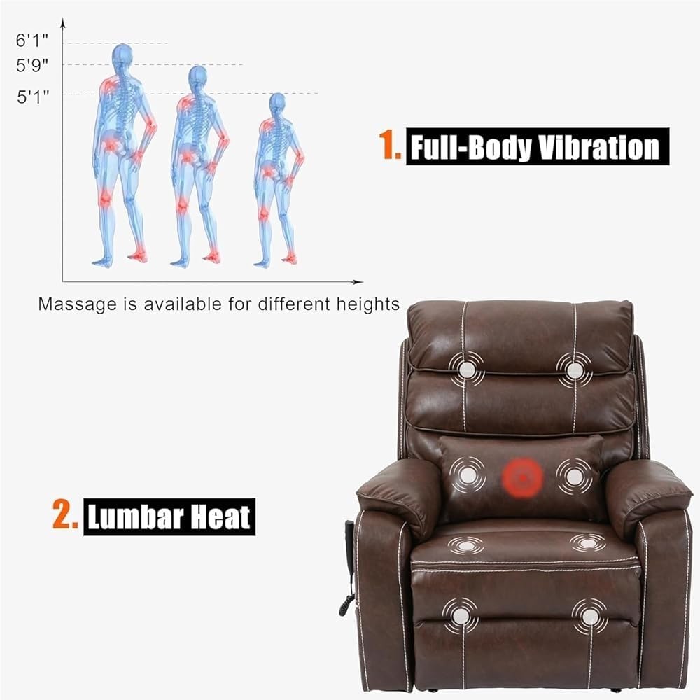 Power Lift Recliner with Heat and Massage
