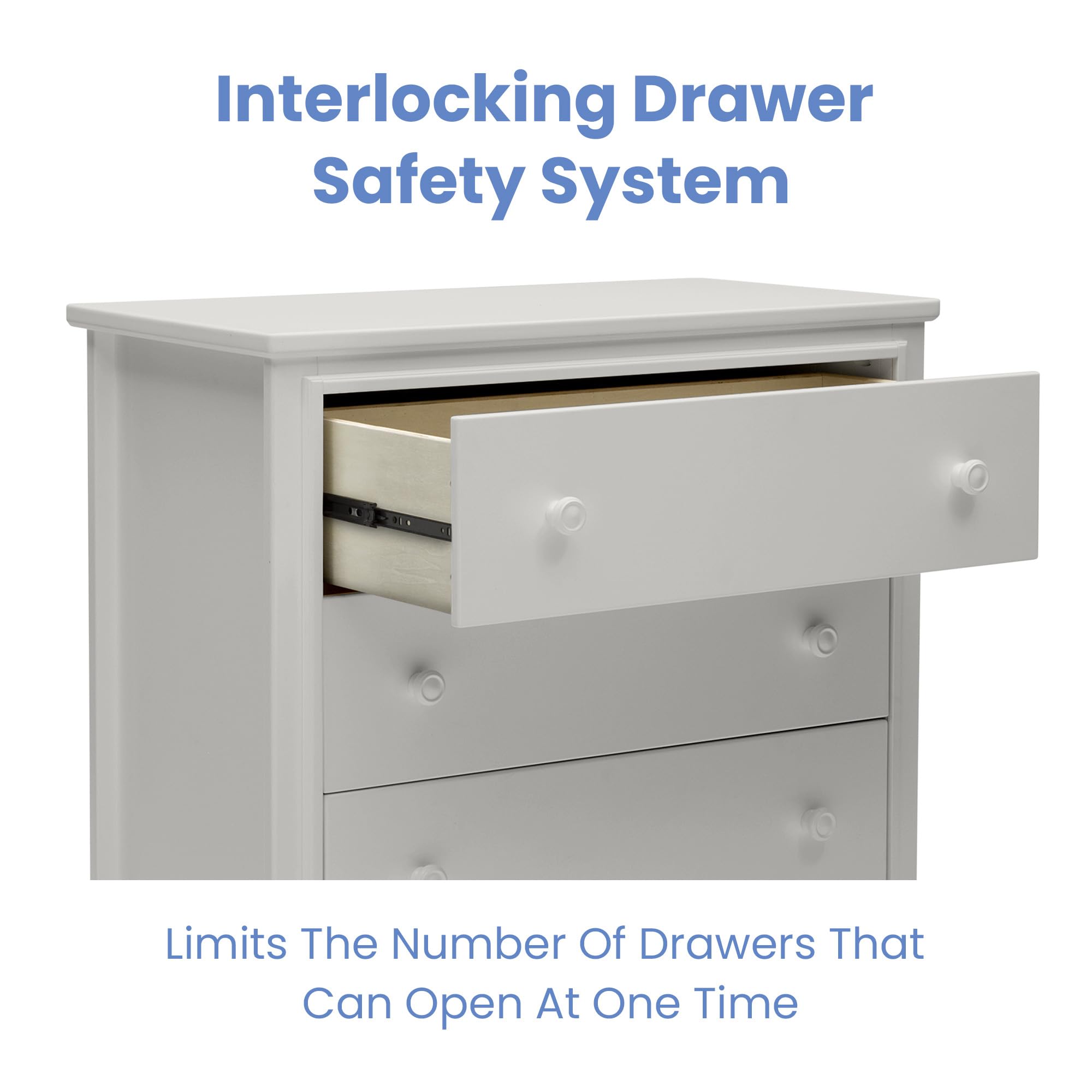 Perry 3-Drawer Dresser with Changing Top