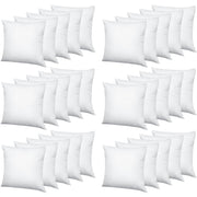 20x20 Throw Pillow Inserts - 30 Pack White Square Cushion Stuffers