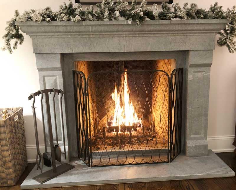 Shadow Iron Fireplace Tool Set