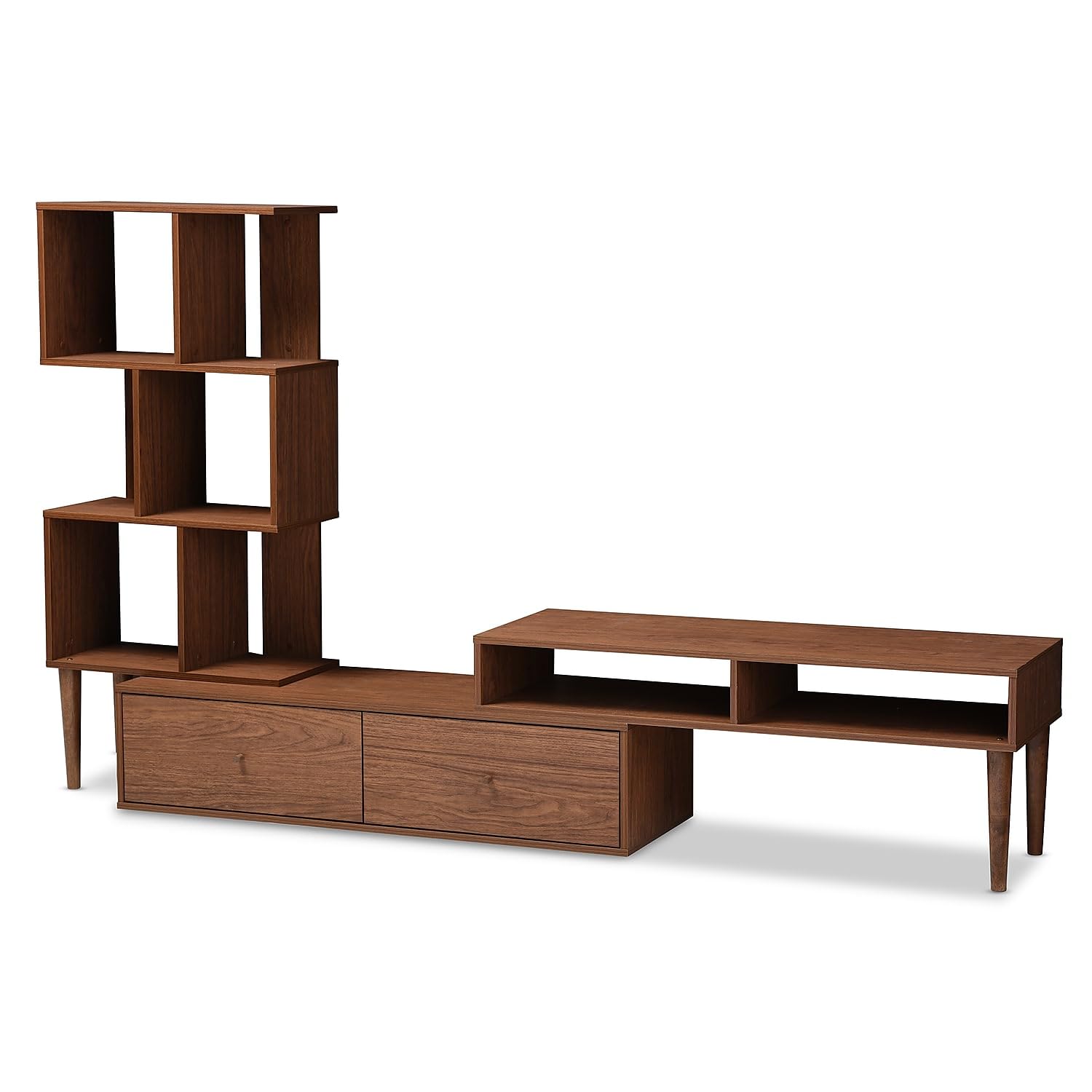 Mid-Century Modern TV Stand Entertainment Center