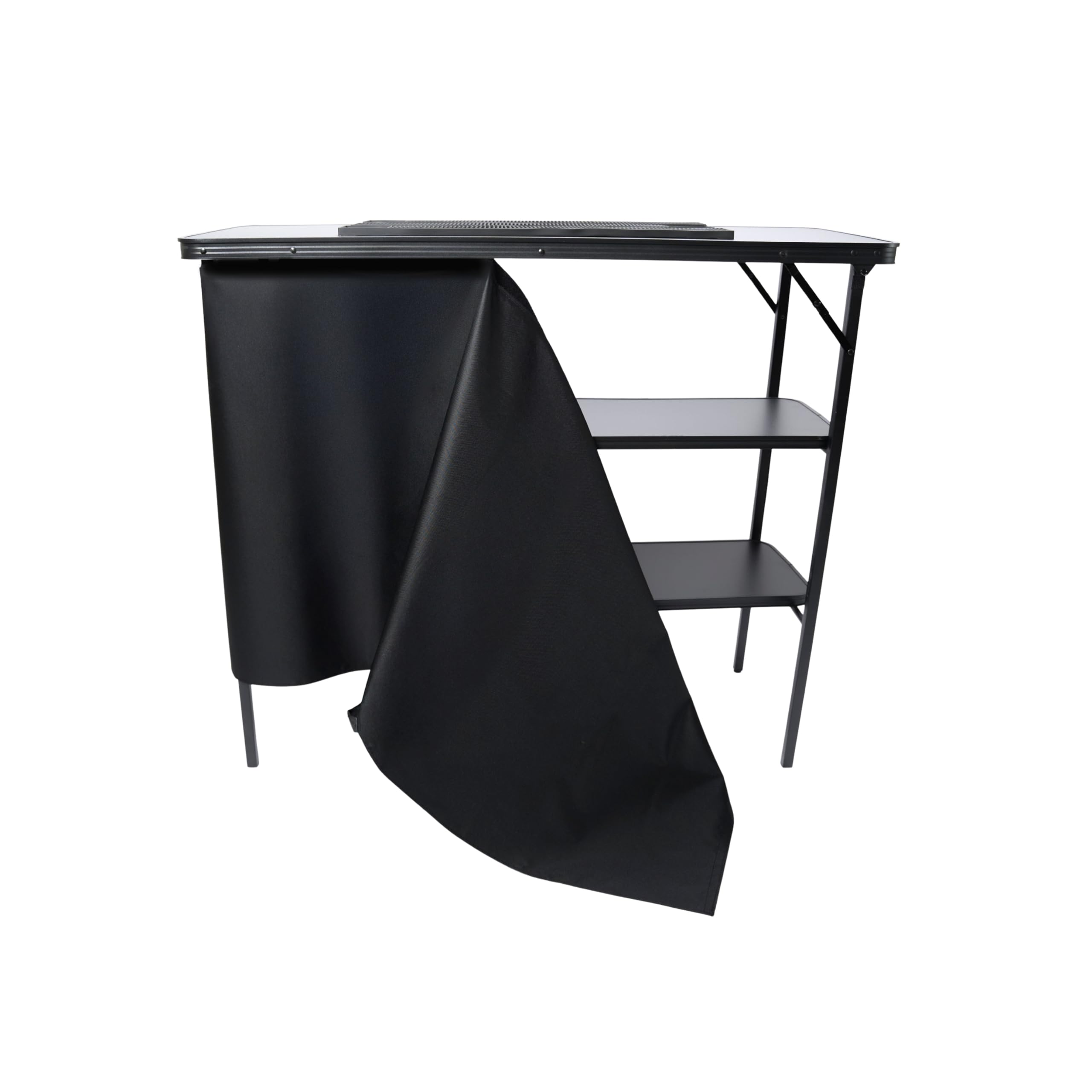 Portable Bar Station with Black Skirt