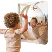 Sensory Wall Toddler Mirror with Convex Bubble