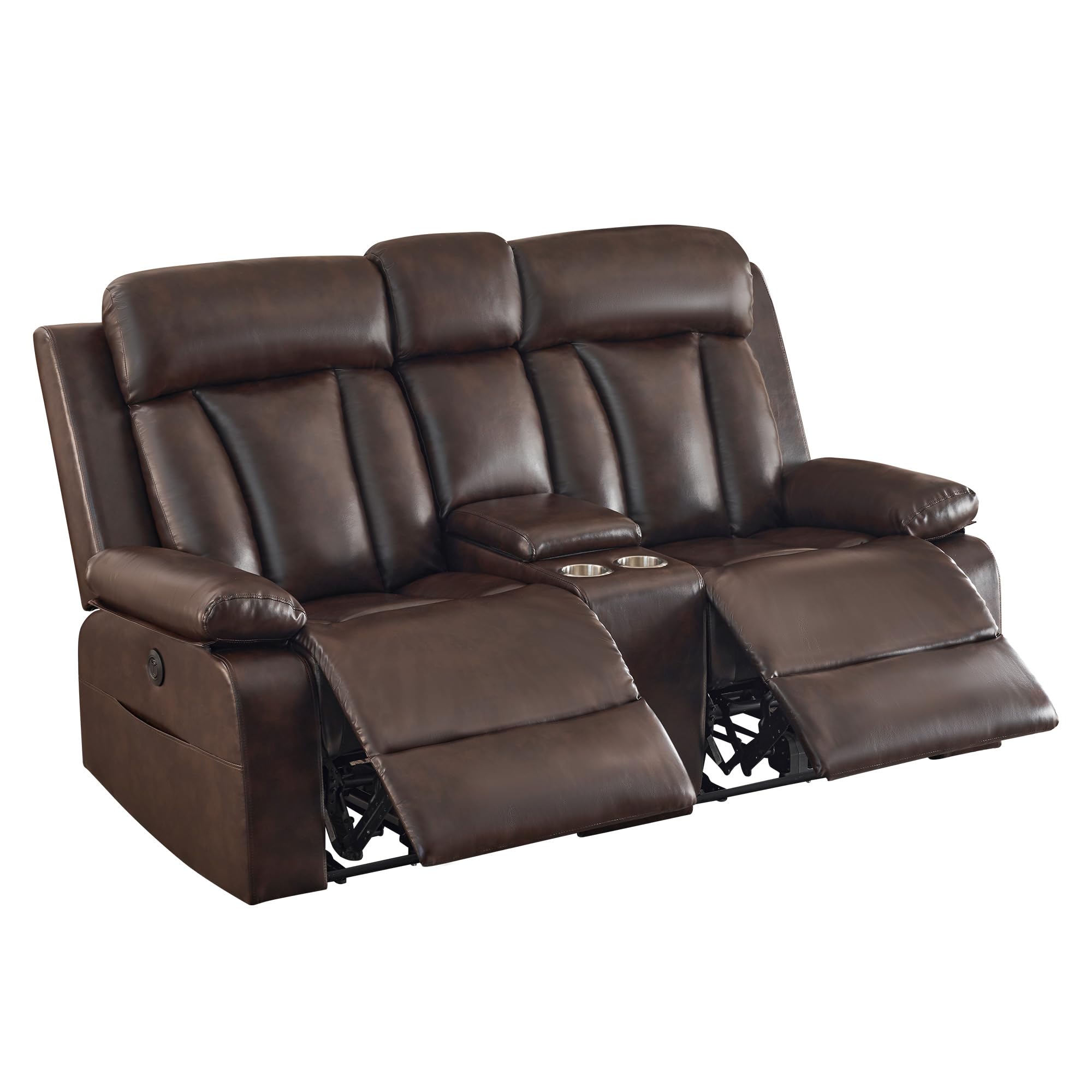 Power Reclining Loveseat with Console
