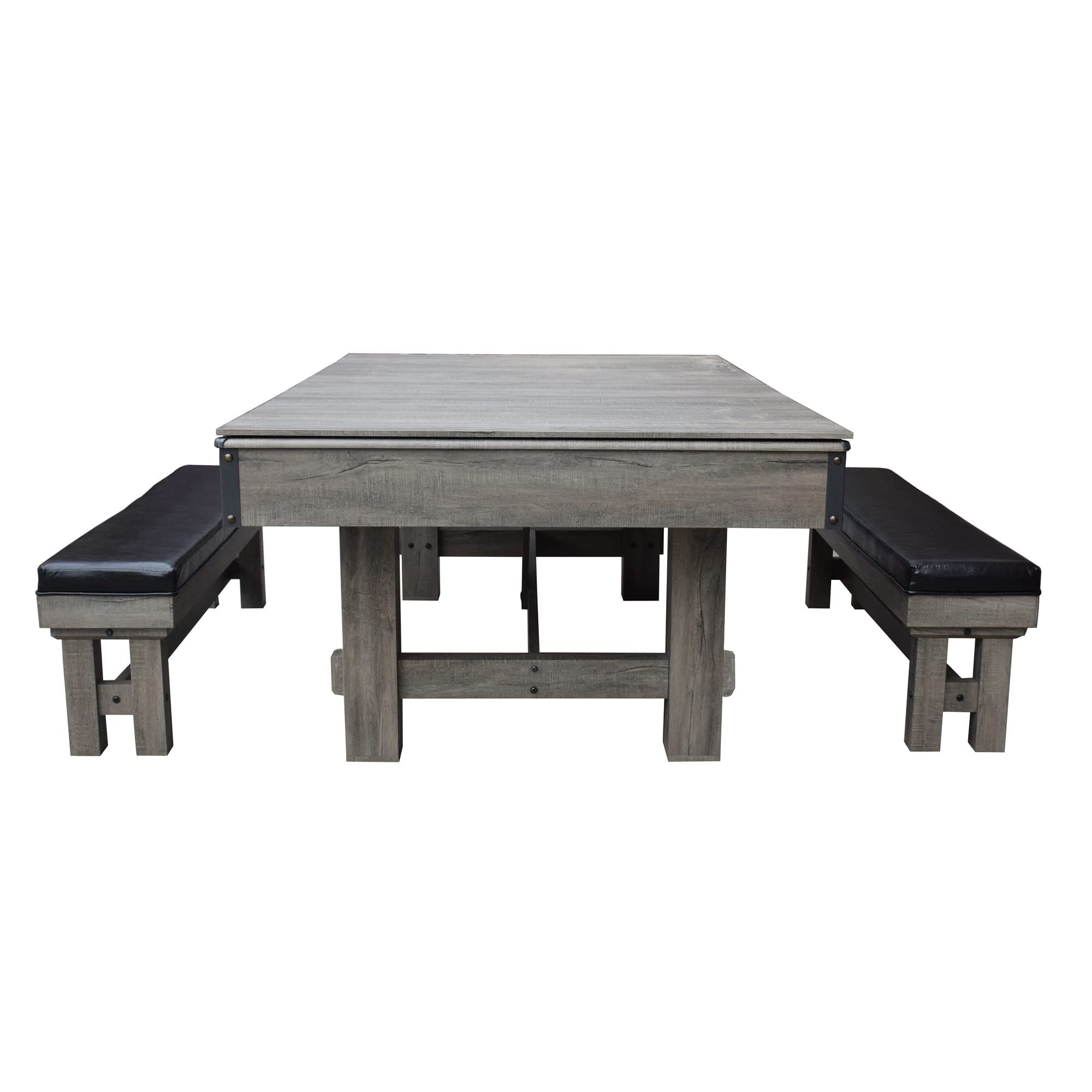 7-Foot 3-in-1 Pool Table with Benches