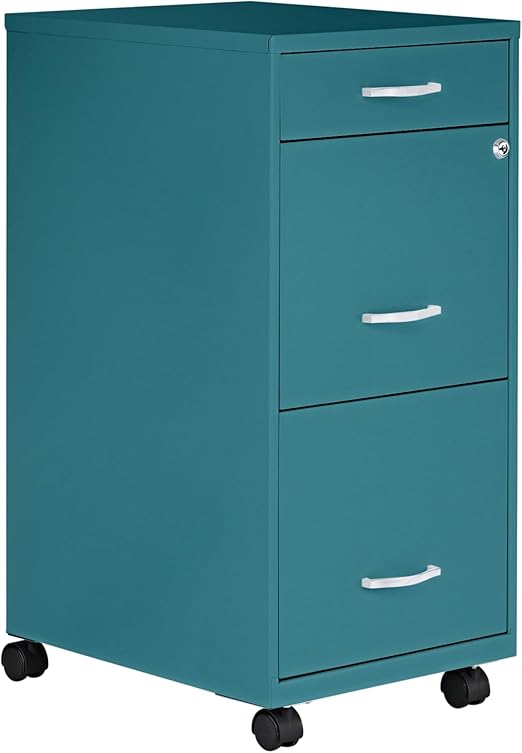 3-Drawer Mobile File Cabinet