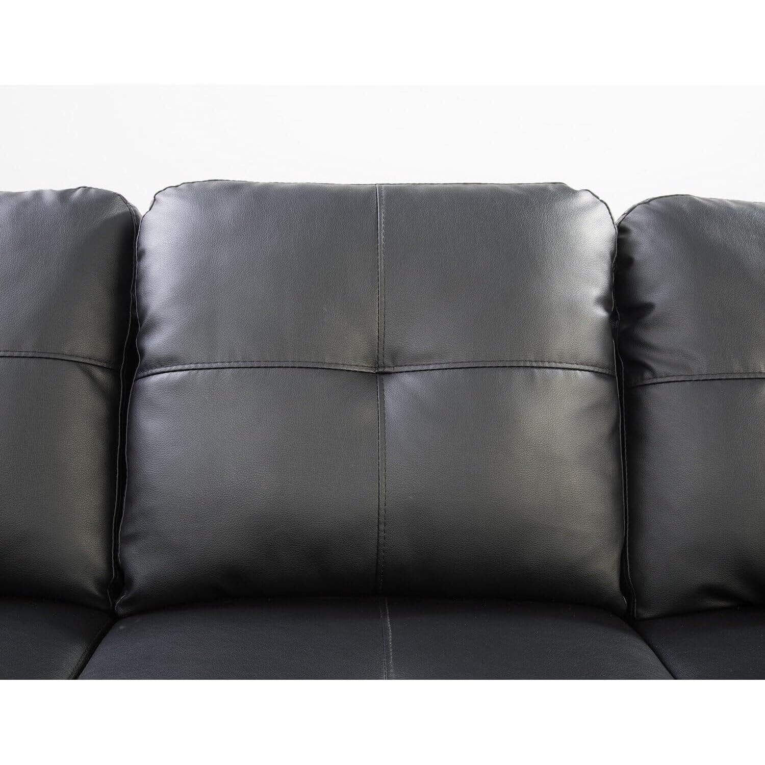 L-Shaped Sectional Sofa with Storage Ottoman