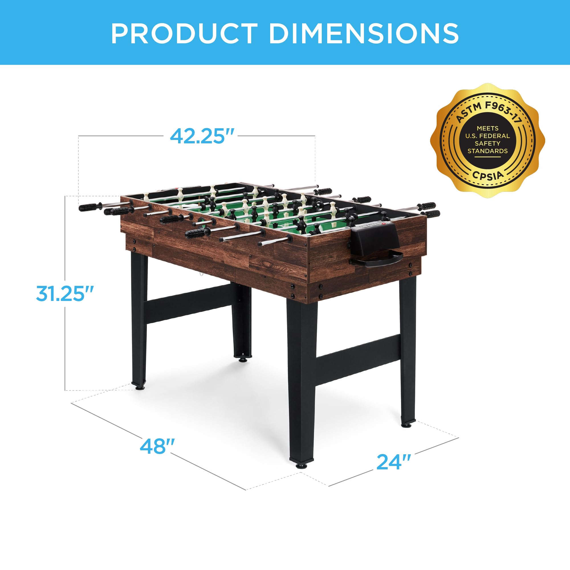 10-in-1 Multi Game Table – 2x4ft