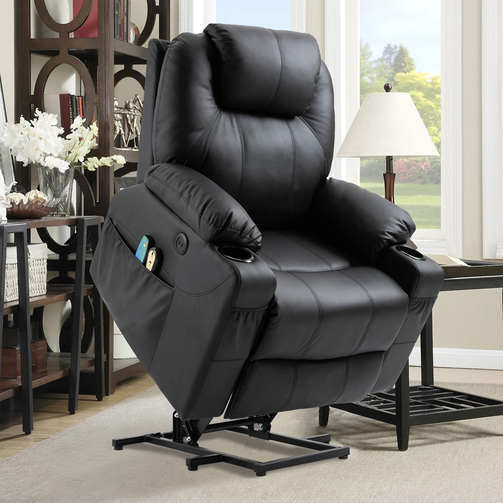 Power Lift Recliner Chair with Massage and Heat