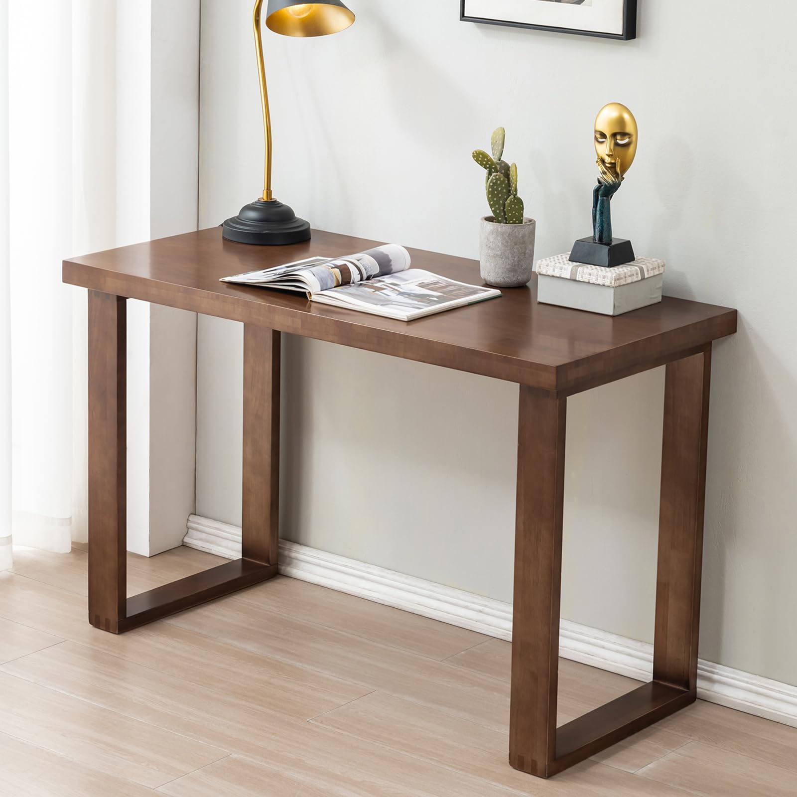 Solid Wood Computer Desk 47 Inch