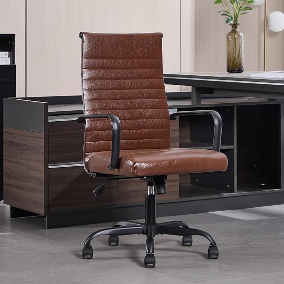 Ergonomic Office Chair - Mid Back Executive Desk Chair