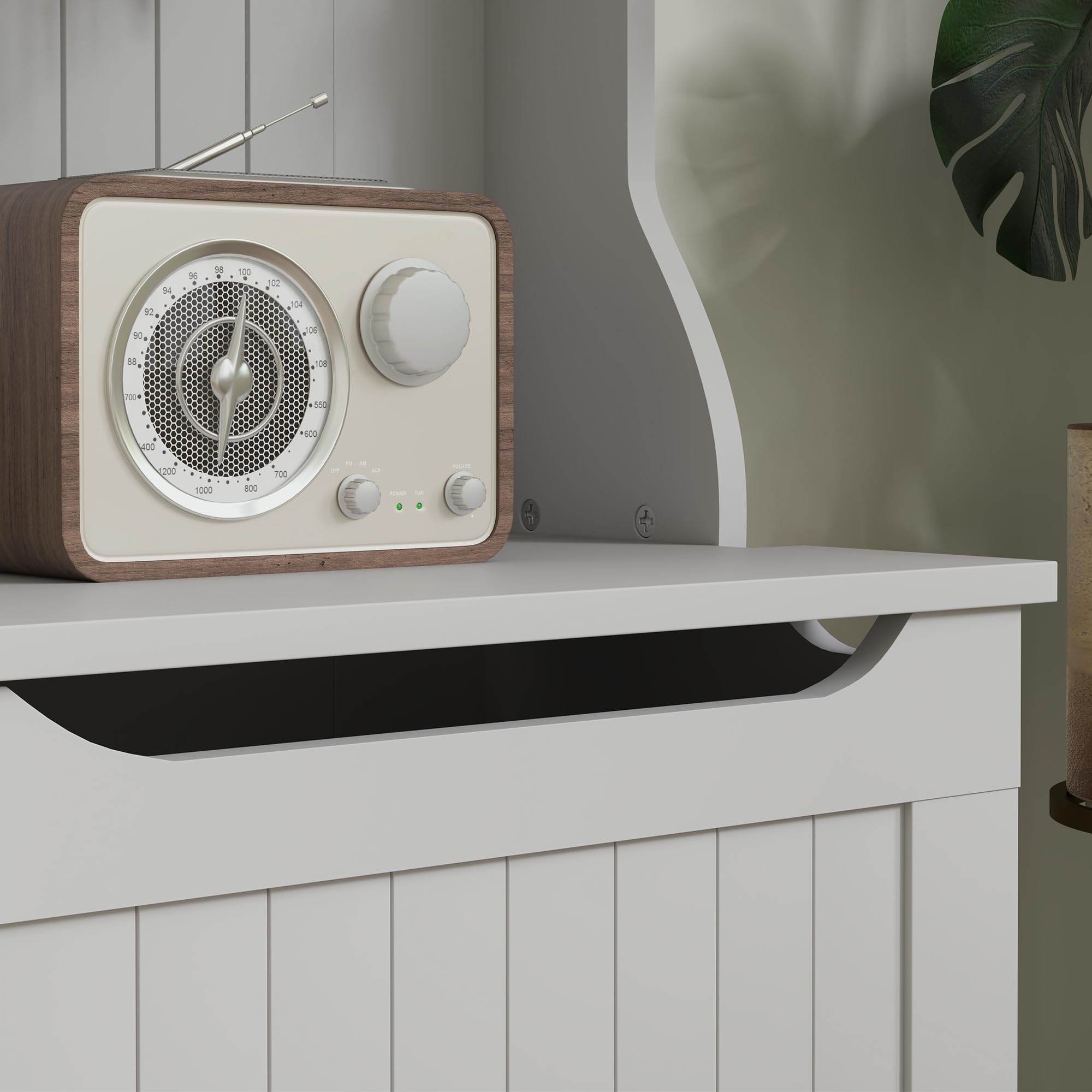 3-in-1 Hall Tree with LED Lights and Shoe Storage Bench