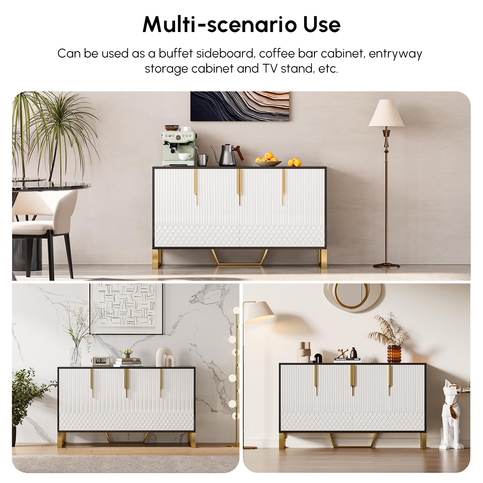 59" Buffet Sideboard Cabinet with Storage