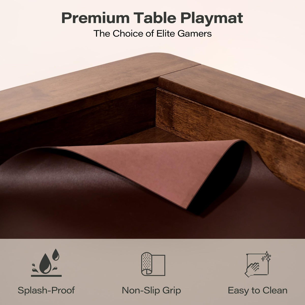 Hexagon Gaming Table for 6 Players with Storage