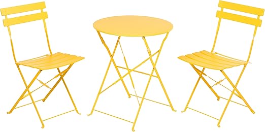 3-Piece Folding Patio Bistro Set