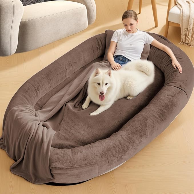 Human Sized Dog Bed for Adults and Pets