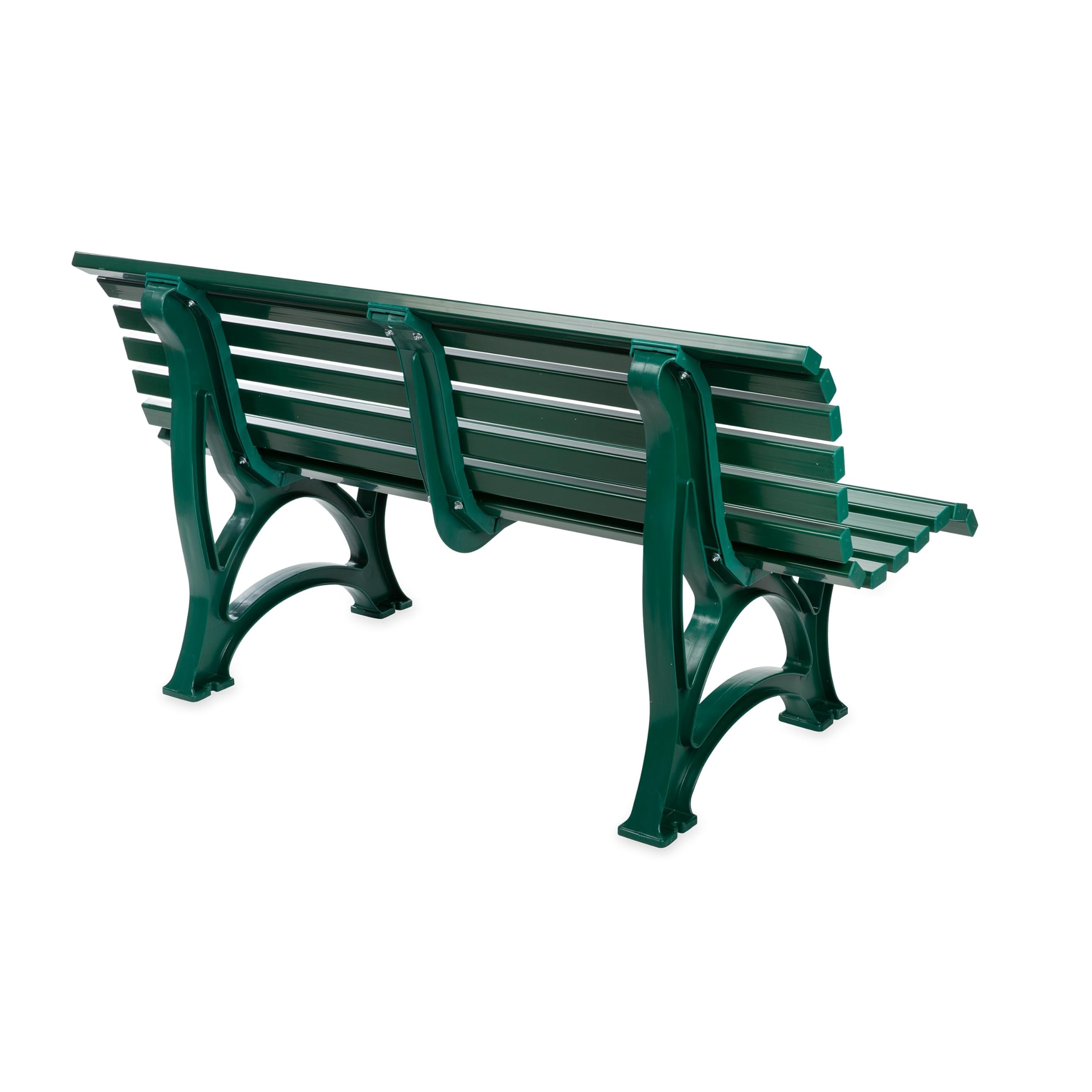 Weatherproof PVC Outdoor Bench 3-Seat Green