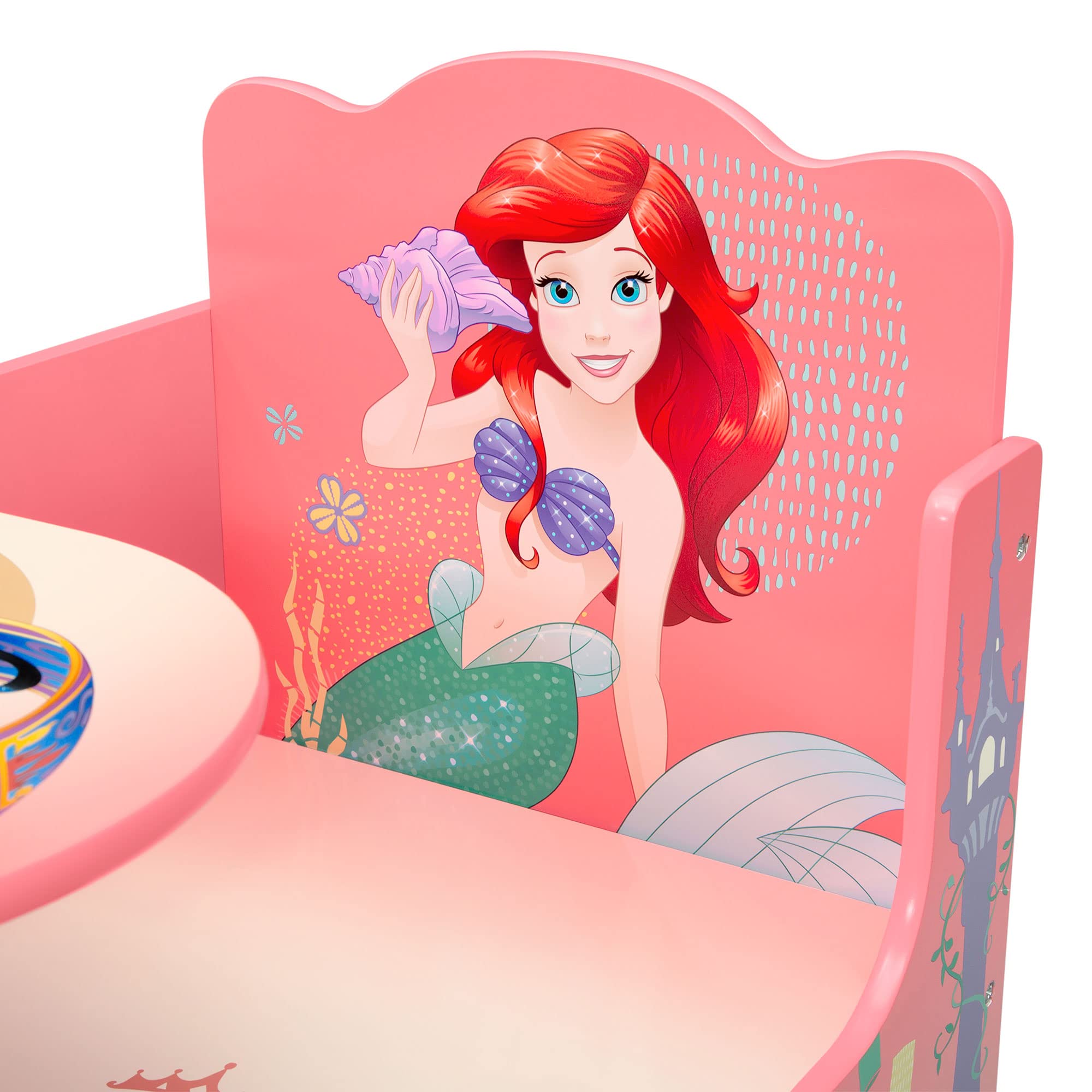 Princess Chair Desk with Storage Bin