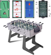 4-in-1 Foldable Multi Game Table 54"