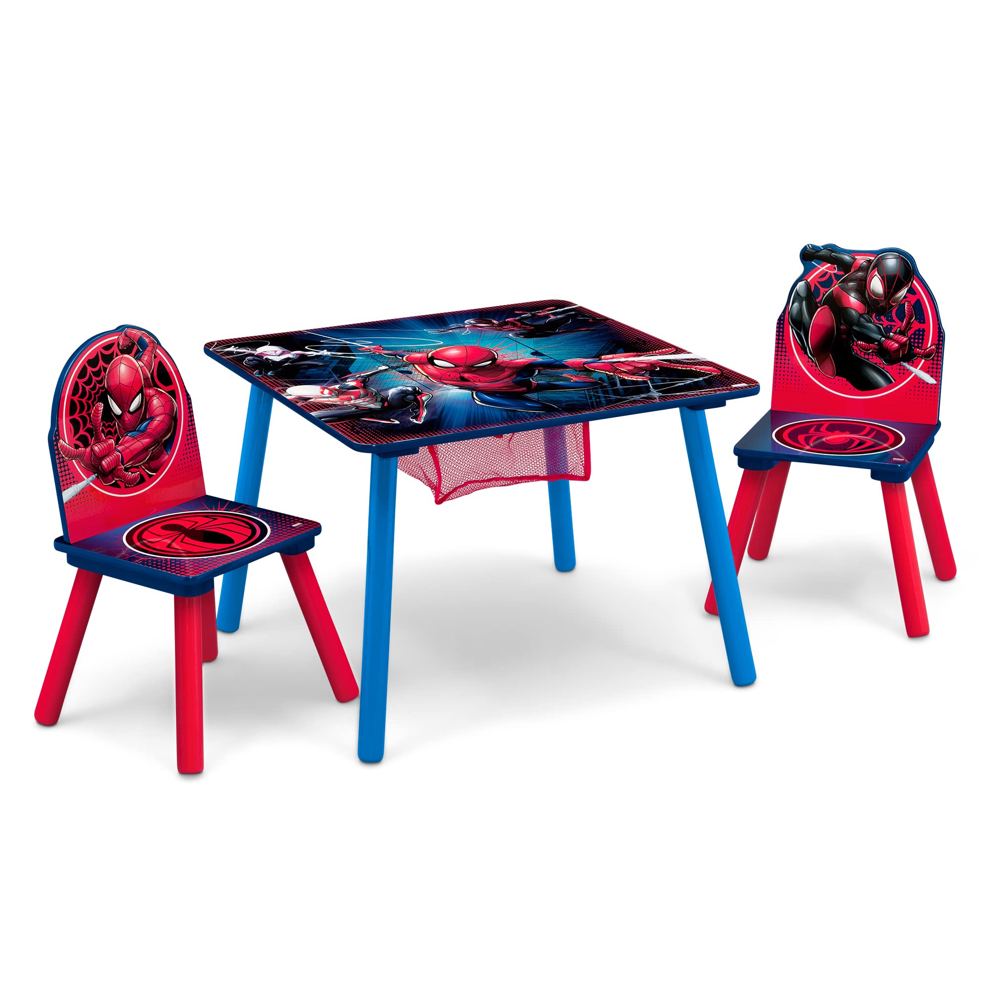 Spider-Man Kids Table and Chair Set with Storage