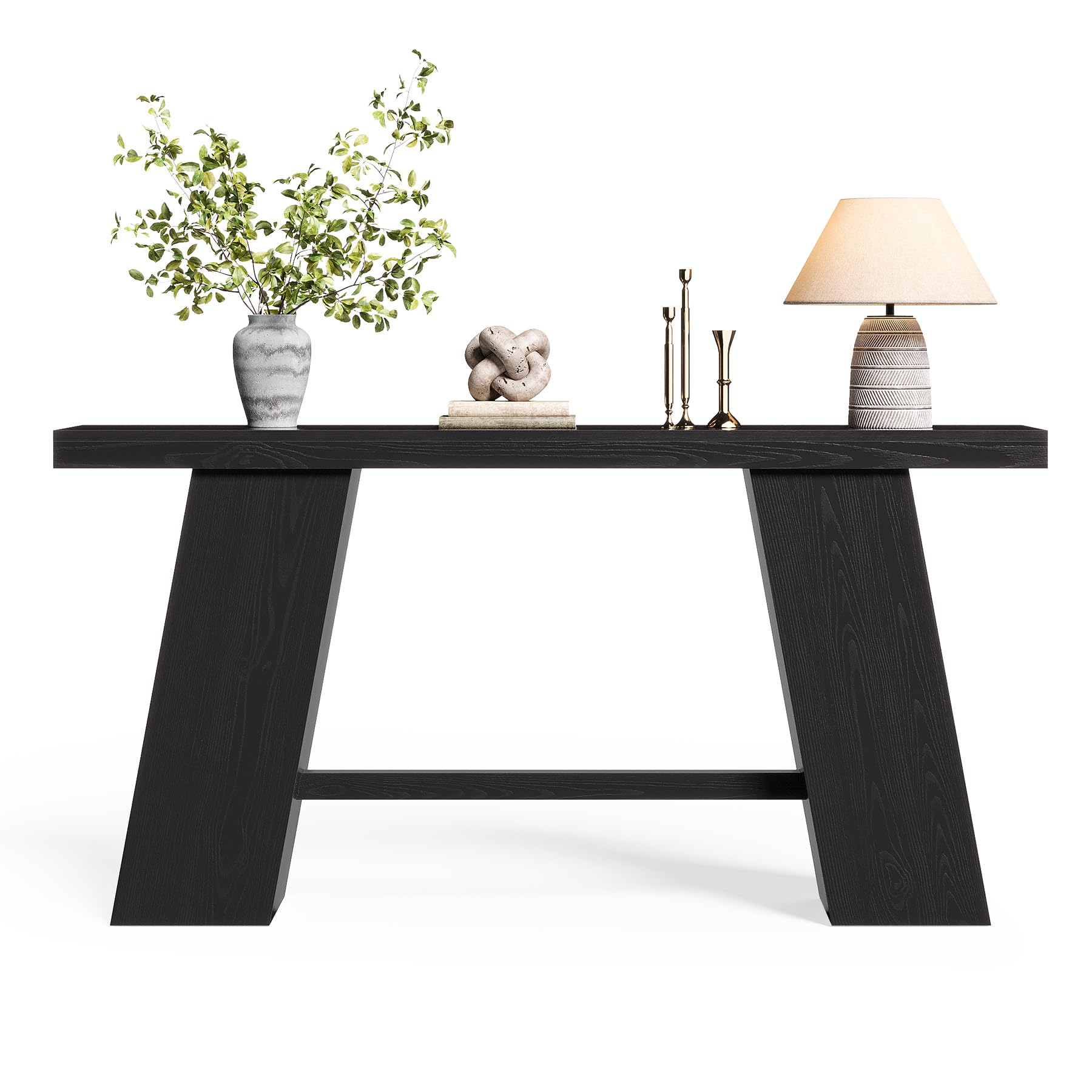 Console Table 70.8 Inch Long Black
